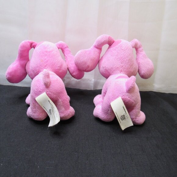 Nickelodeon Blue's Clues Magenta 7" Pink Dog Plush Stuffed Animals Toy Lot of 2 - Picture 7 of 16